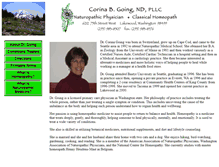 Tablet Screenshot of drcorinagoing.com